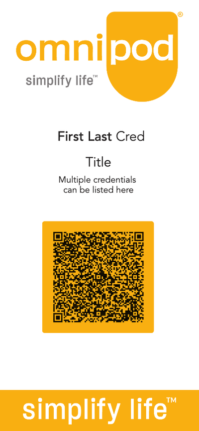 Show details for Omnipod Digital QR Business Card